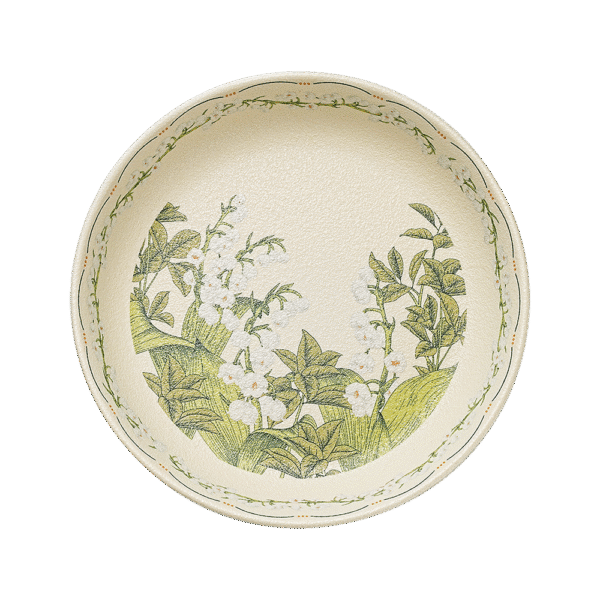 Lily of the Valley Small Dinner Plate, 7 Inch