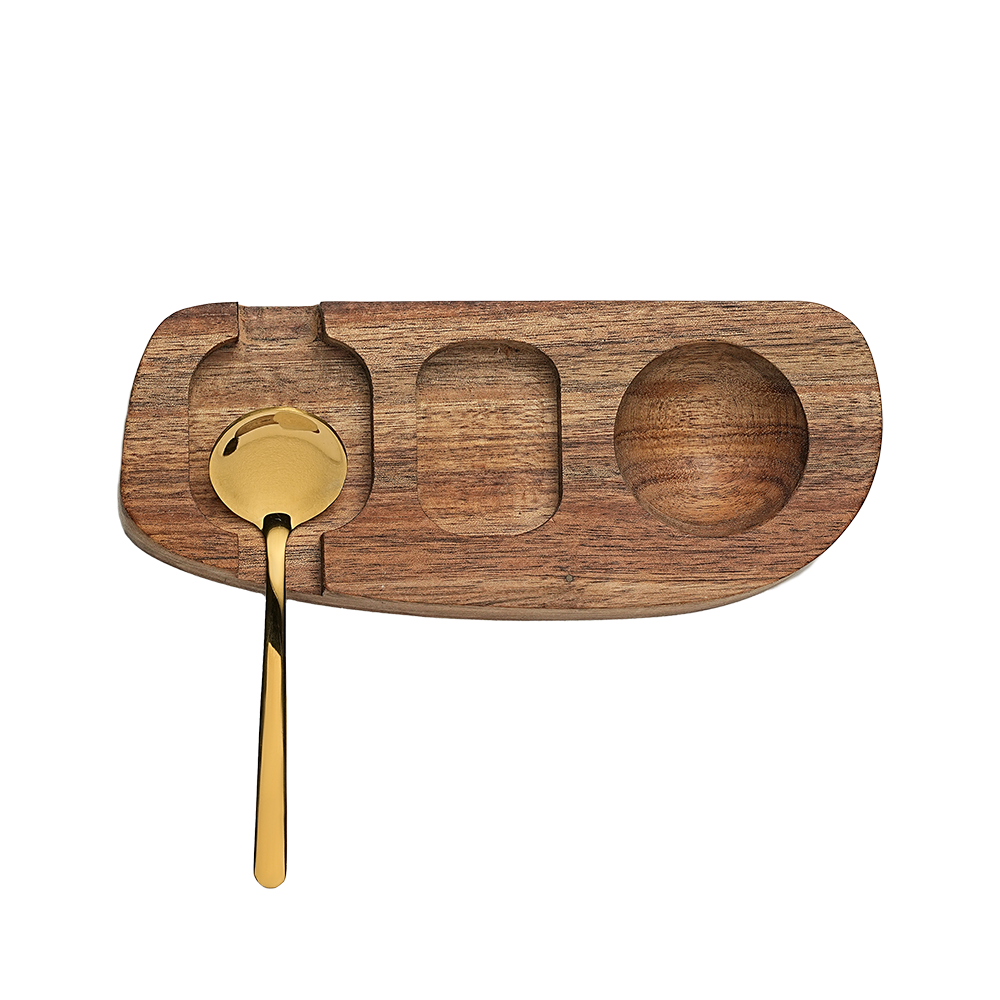 Timber-Fall Solid Wood Egg Tray