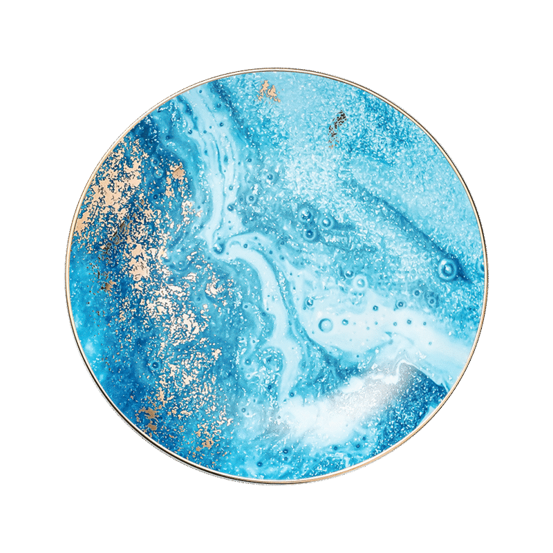 Golden Glow – Blue Plate