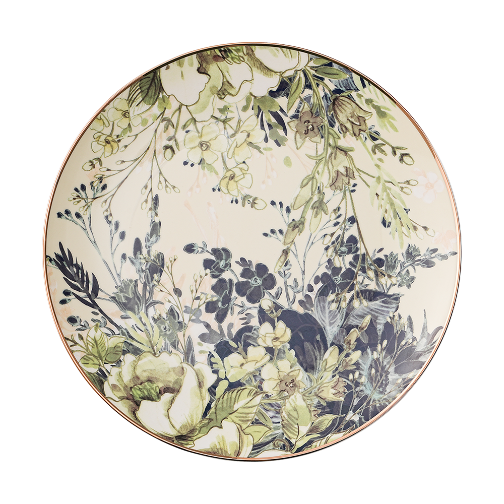 Garden of Fading Ceramic Dinner Plate (10.5 Inch)