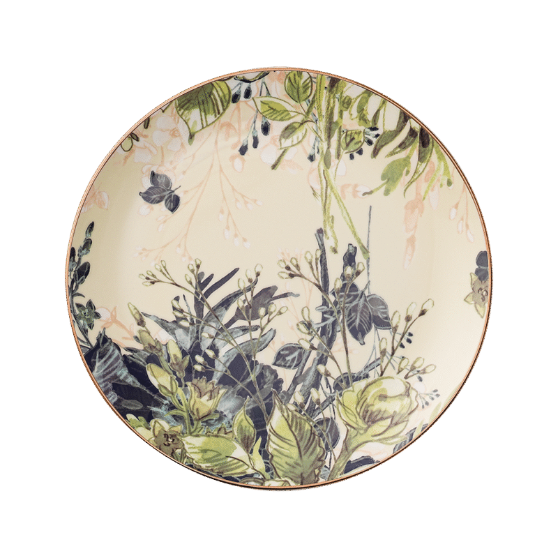 Garden of Fading Ceramic Plate (8 Inch)