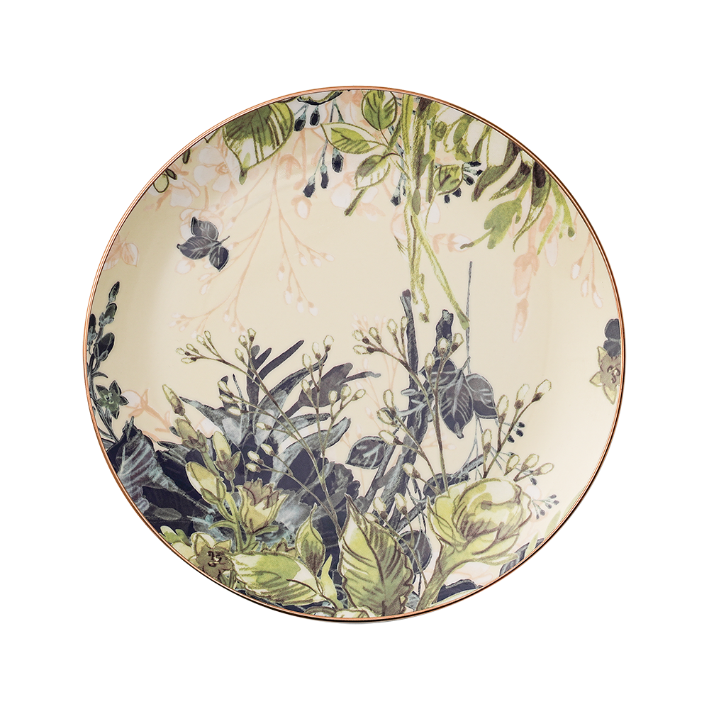Garden of Fading Ceramic Plate (8 Inch)
