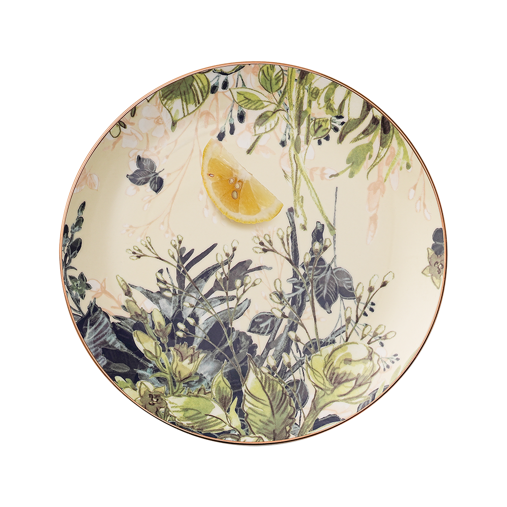 Garden of Fading Ceramic Plate (8 Inch)