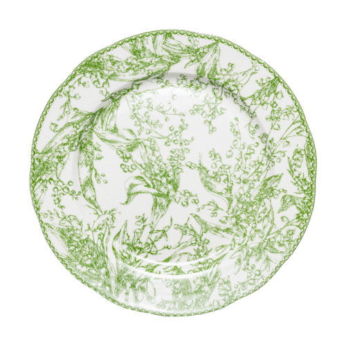 Lily of the Valley – White Serving Platter