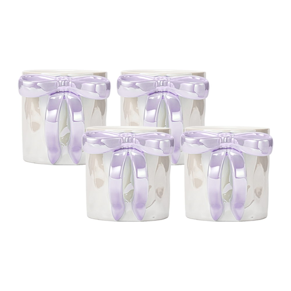 Aurora Lilac Mug Gift Set for 4