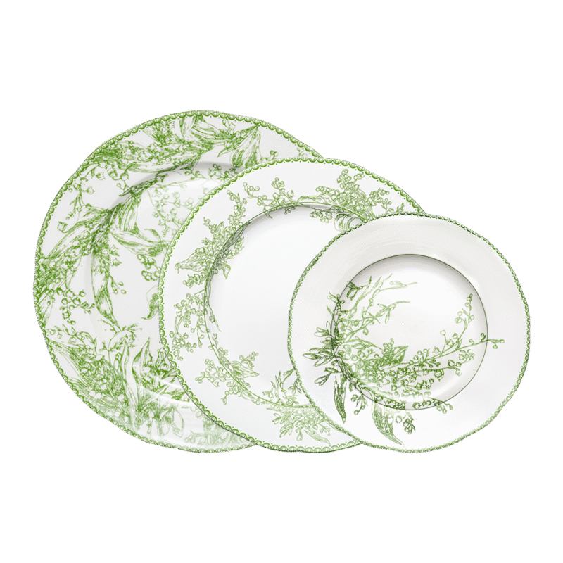 Lily Whisper Ceramic – Couple Plates