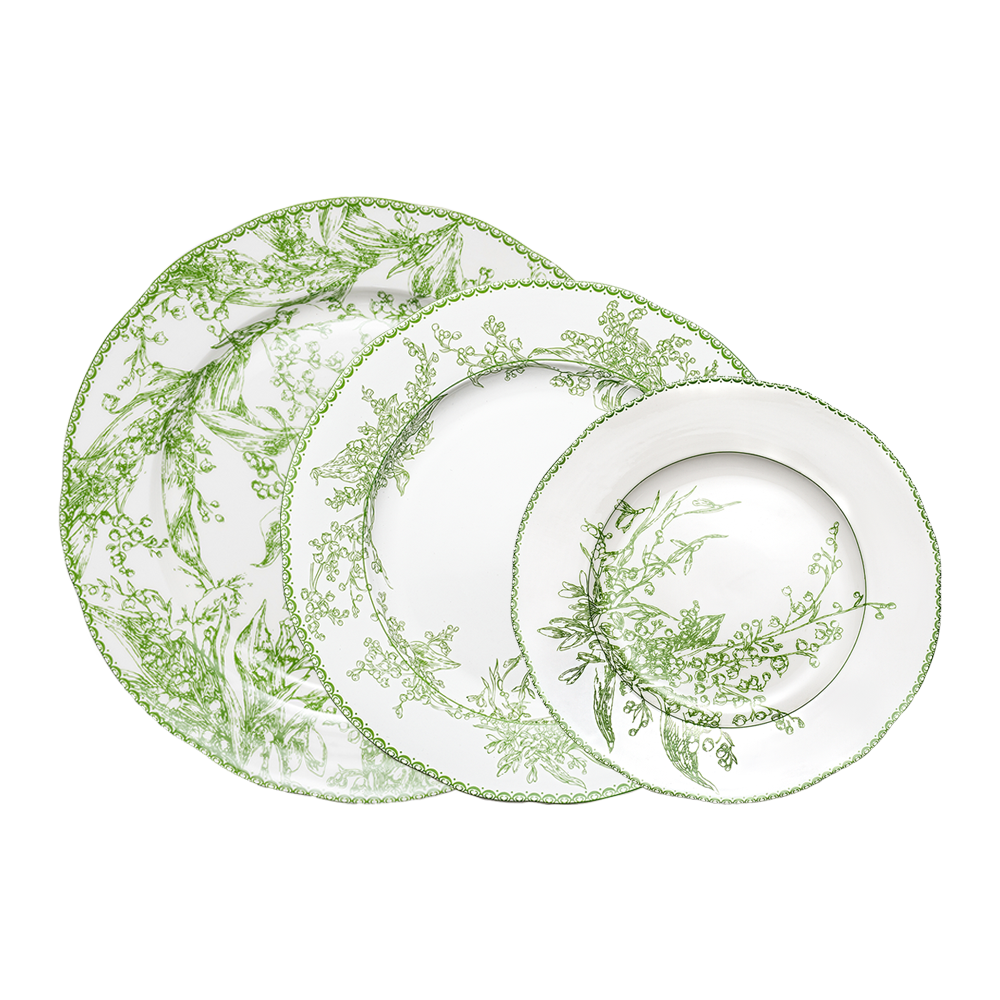 Lily Whisper Ceramic Tableware Set