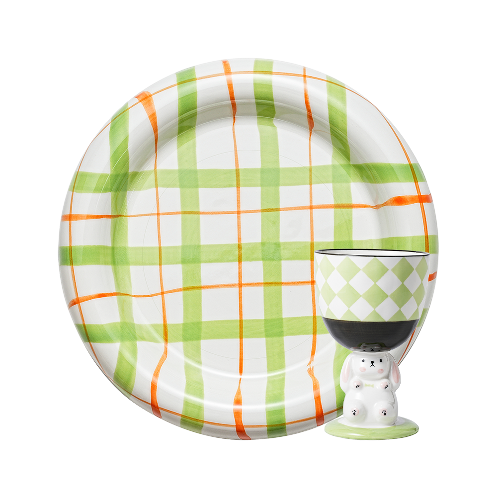 Lime Picnic Tableware Set