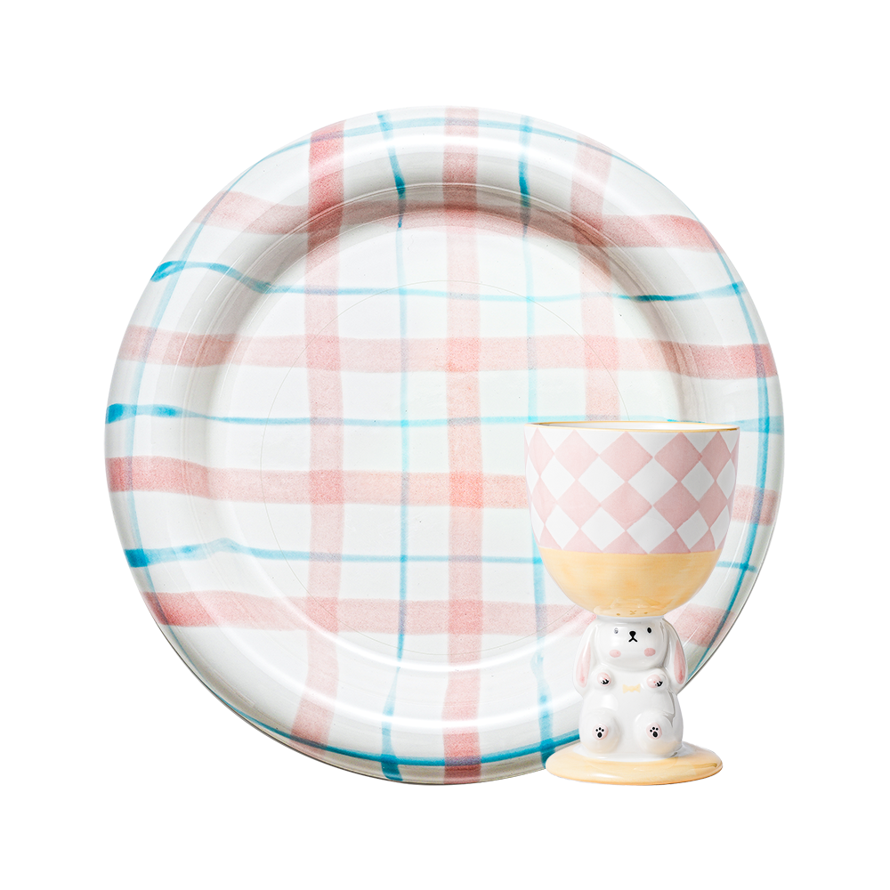 Rosy Picnic Pink Dinnerware Set